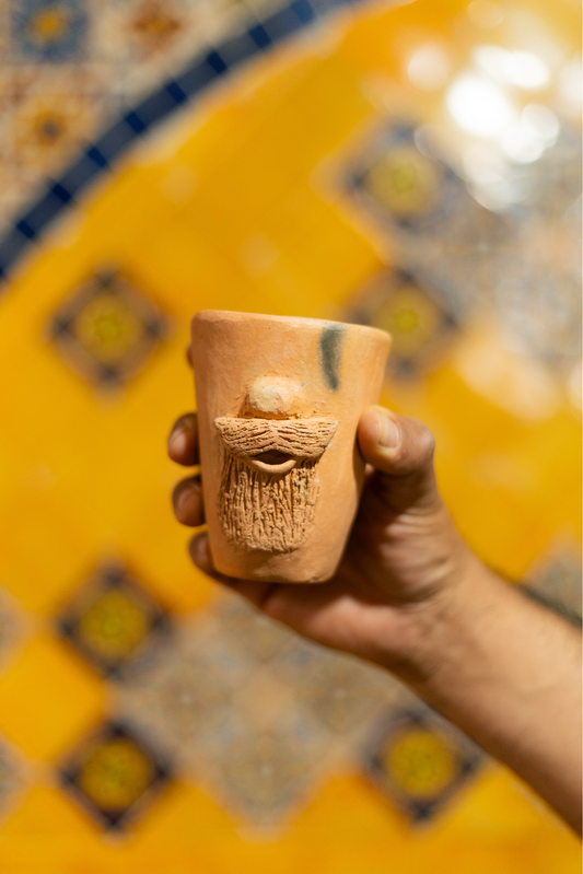 El Sabio – Handcrafted Clay Cup from Tlahuitoltepec