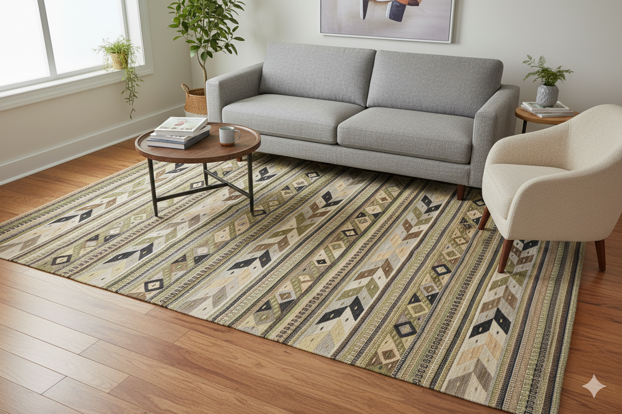 Serpientes Zapotec Wool Rug