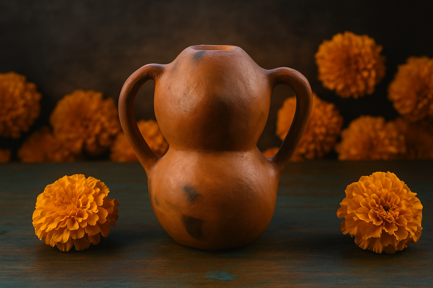 Abrazo de Barro – Handmade Oaxacan Clay Vase