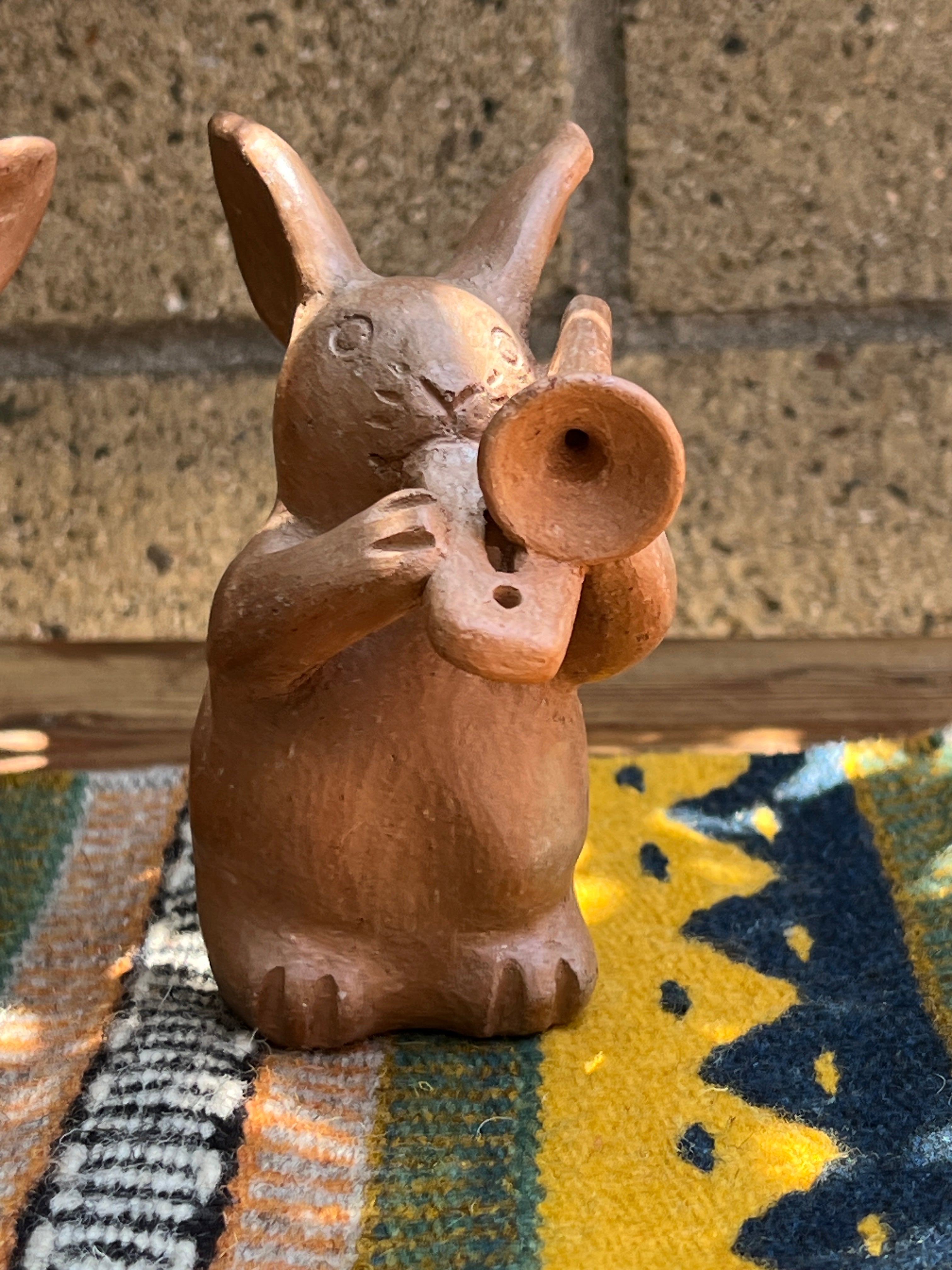 El Quinteto Mixe | Handcrafted Clay Rabbit Musicians Set