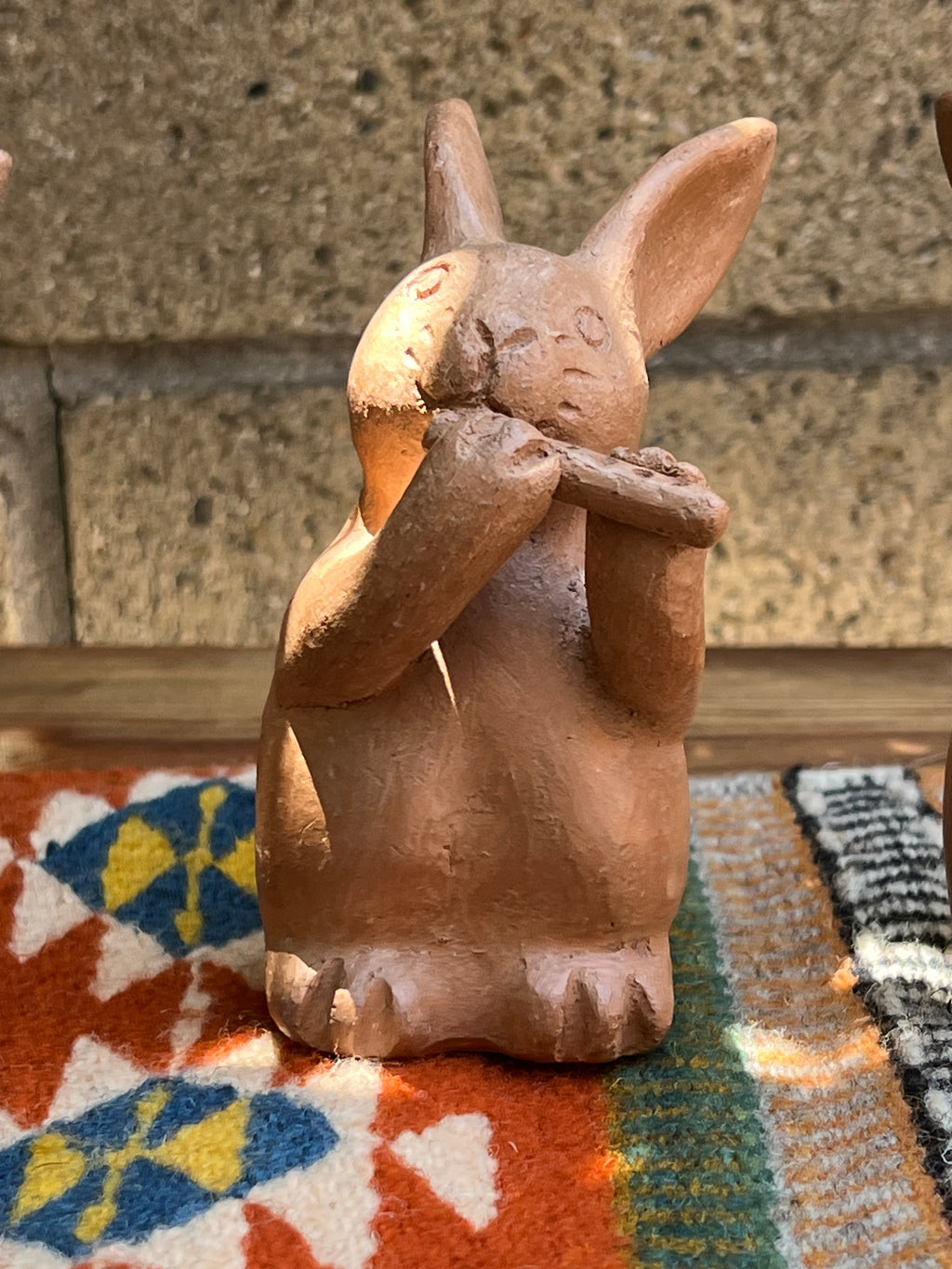 El Quinteto Mixe | Handcrafted Clay Rabbit Musicians Set