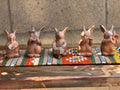El Quinteto Mixe | Handcrafted Clay Rabbit Musicians Set