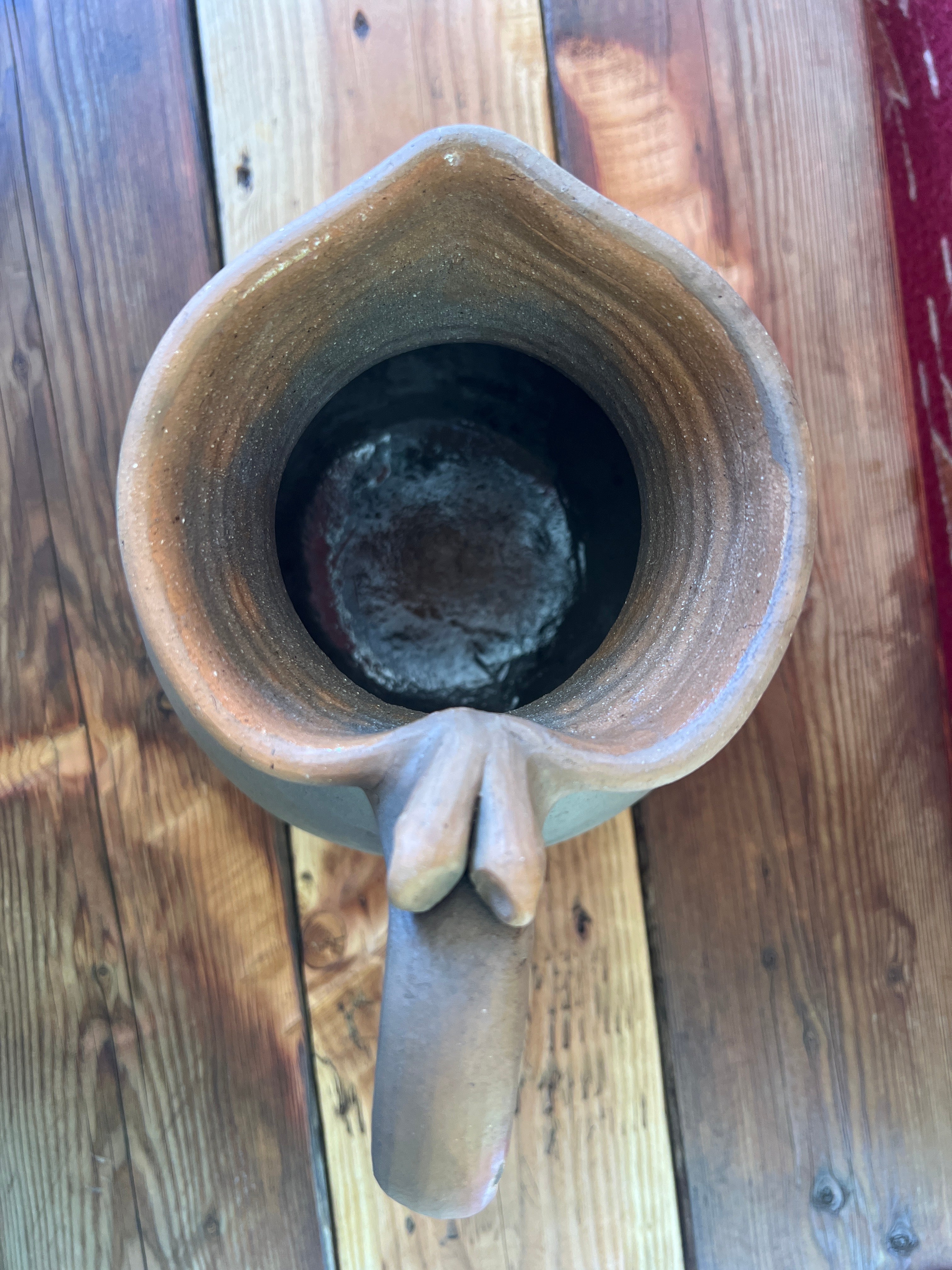 Barro Quemado Pitcher – Handmade Burnt Clay from Atzompa