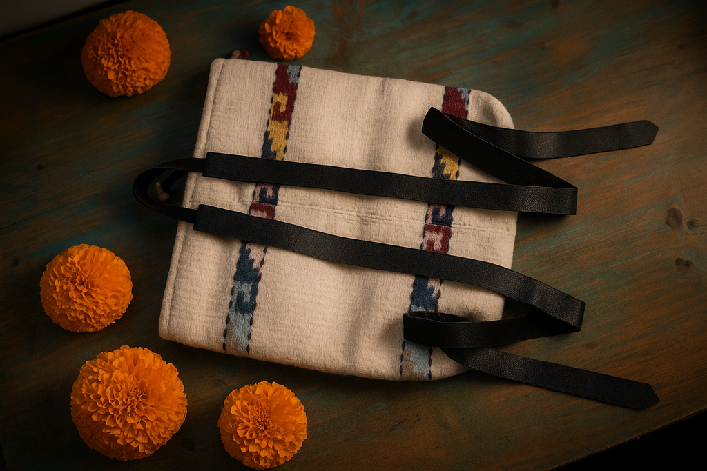 Sierra Greca Wool Backpack – Handwoven Zapotec Bag from Oaxaca