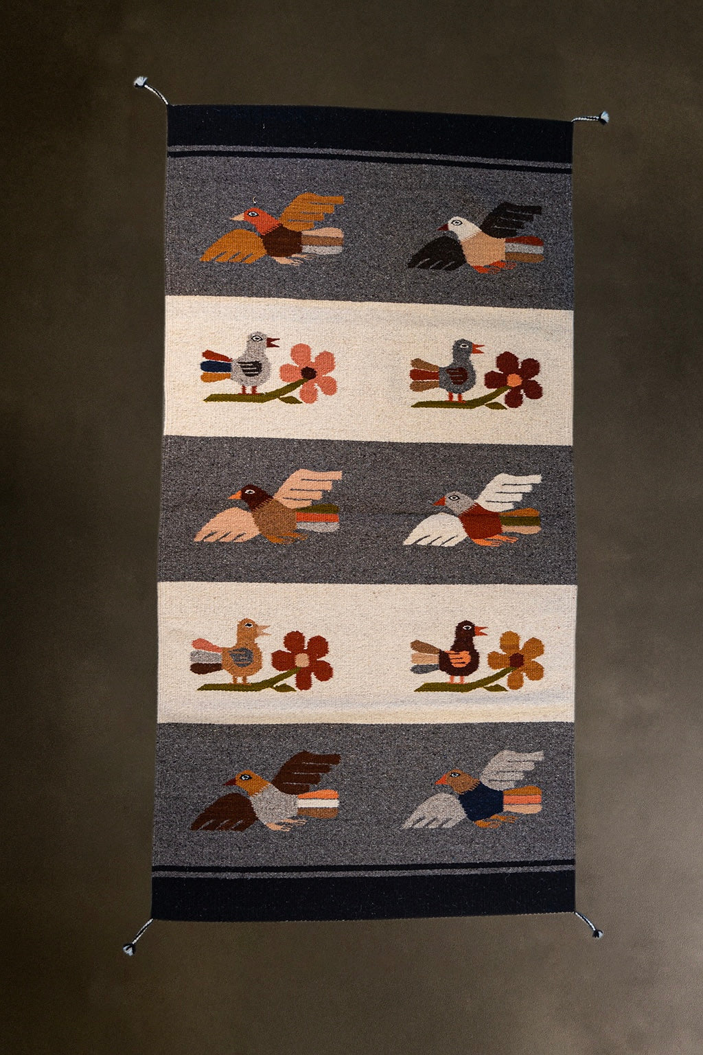 Paisaje Interior – Handwoven Wool Textile Wall Hanging from Oaxaca | Huaje Art