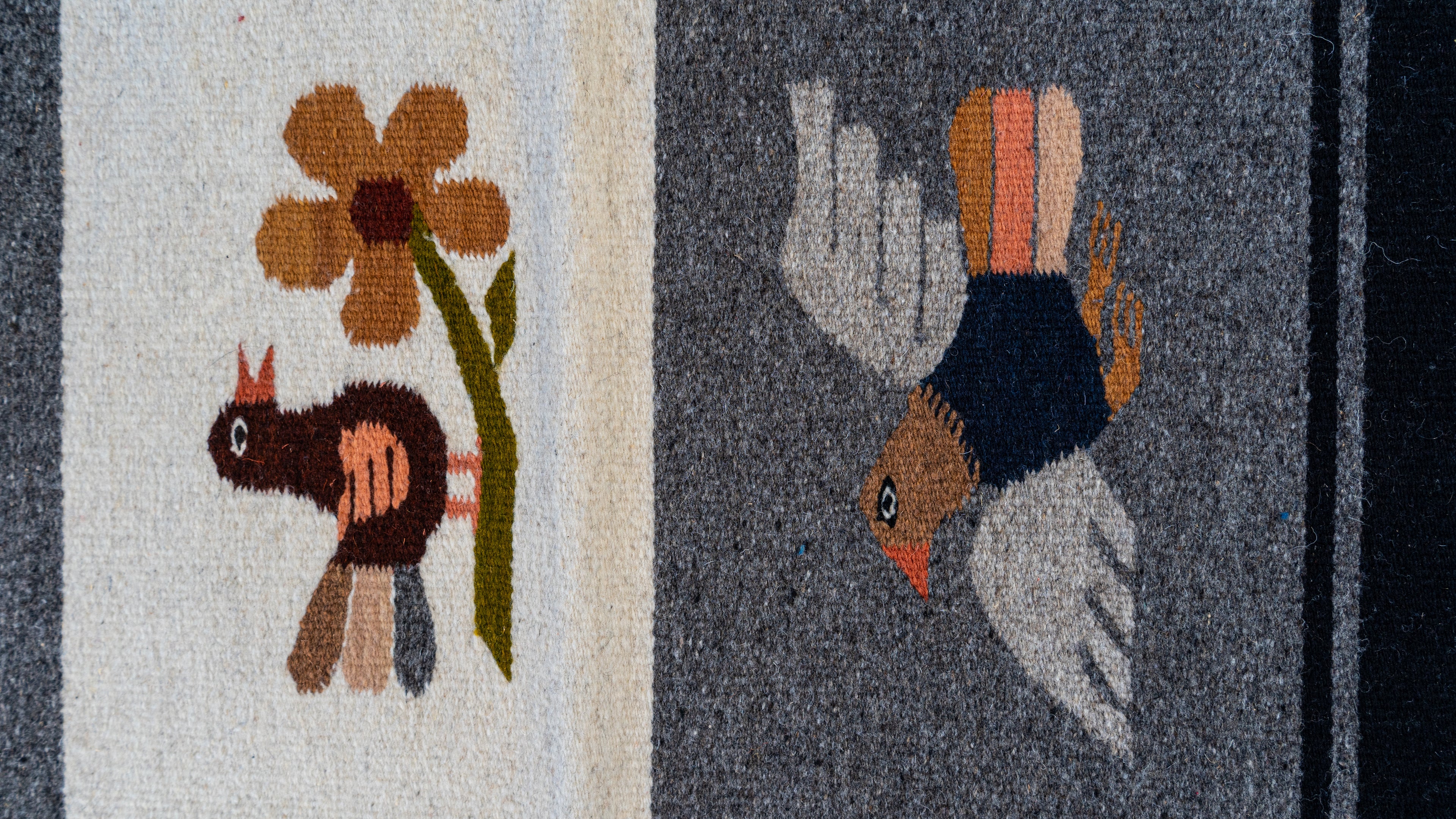 Paisaje Interior – Handwoven Wool Textile Wall Hanging from Oaxaca | Huaje Art